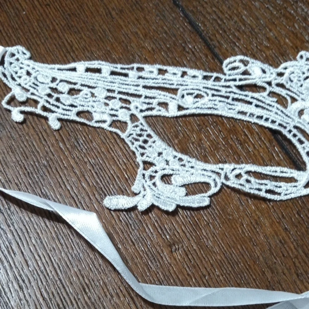 2/$16 Elegant White Lace Eye Mask